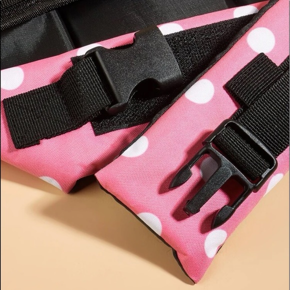 Pink Polka-Dot Dog Life Jacket - Picture 6 of 7
